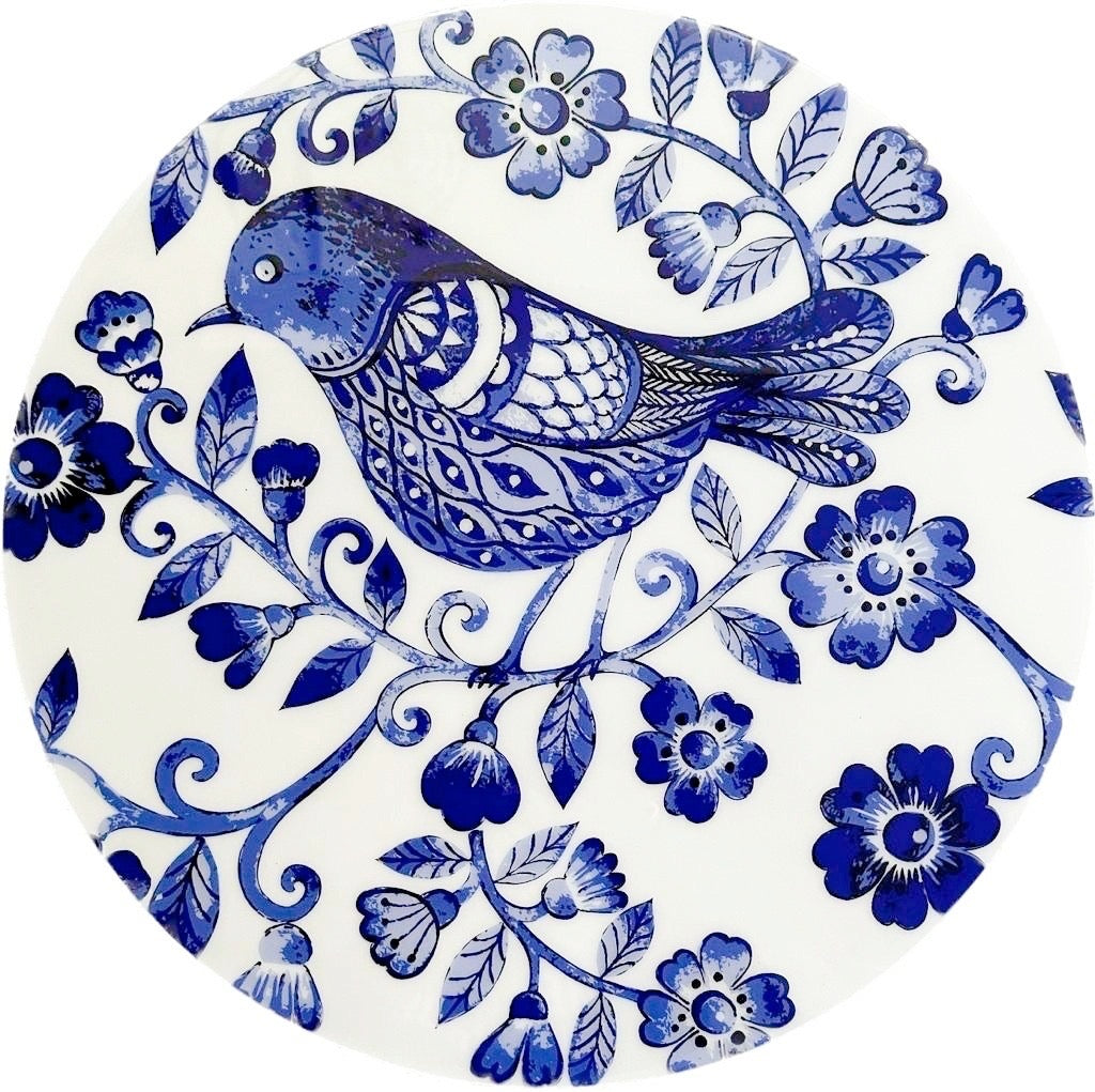 Azulon Bird Round Rotating Tray