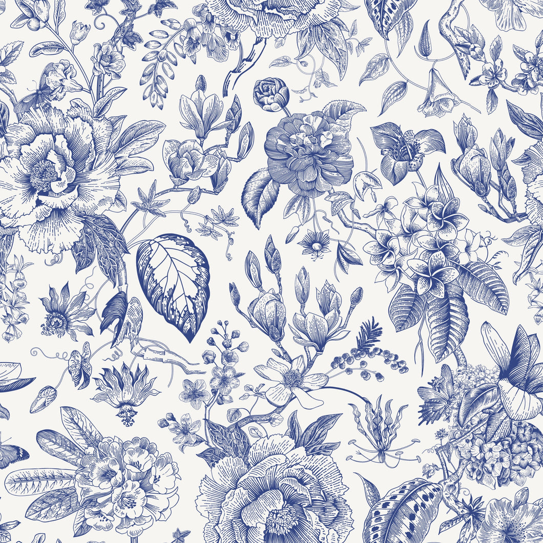 Azul Blossom Print