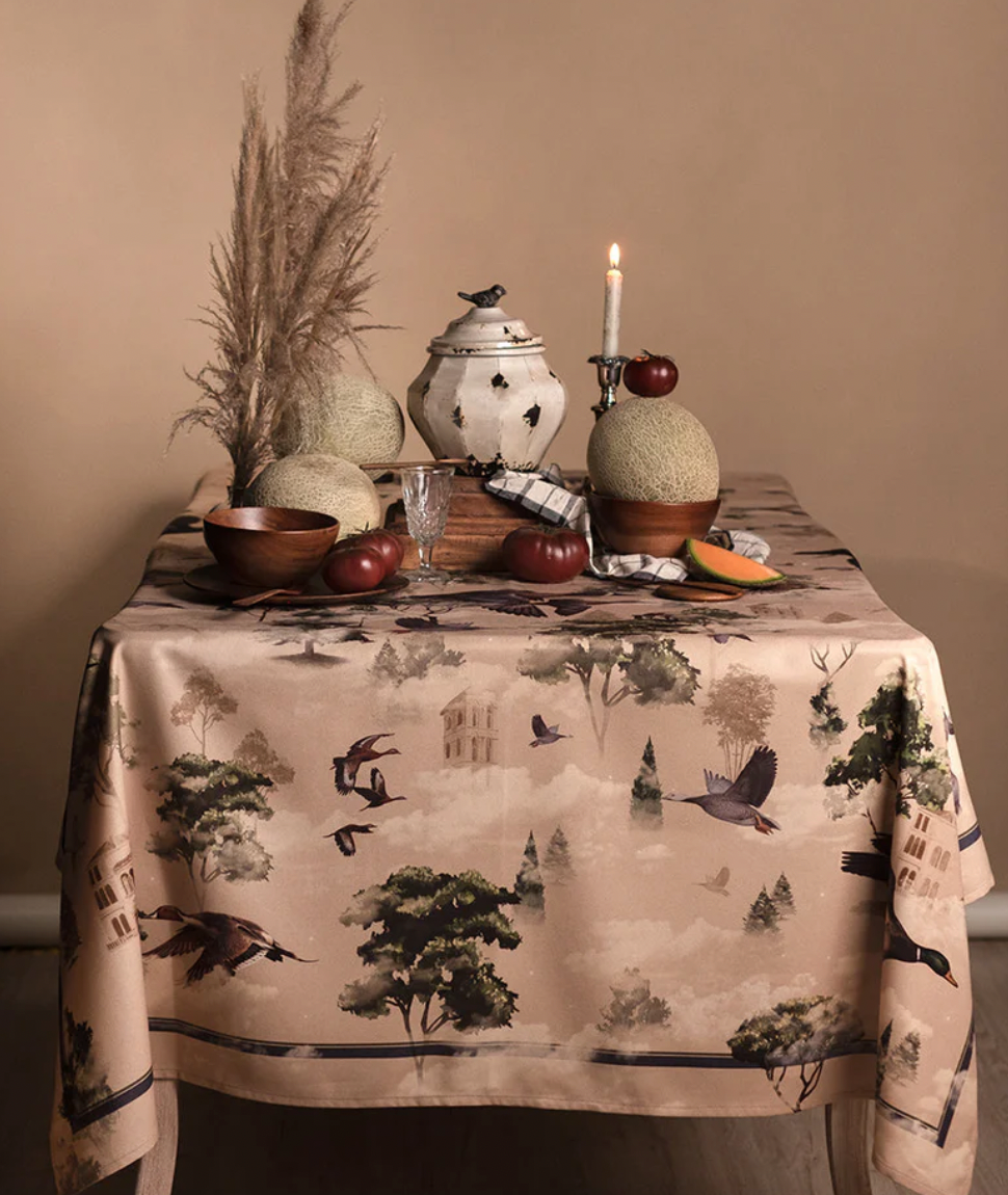 Ducks Waterproof & Stain-Resistant Tablecloth