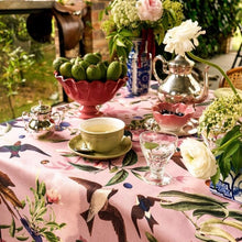 Load image into Gallery viewer, Tropical Garden Tablecloth in Rose
